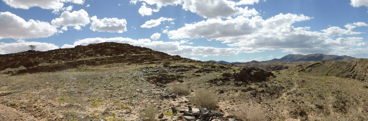 Rocky desert landscape in northern Kenya