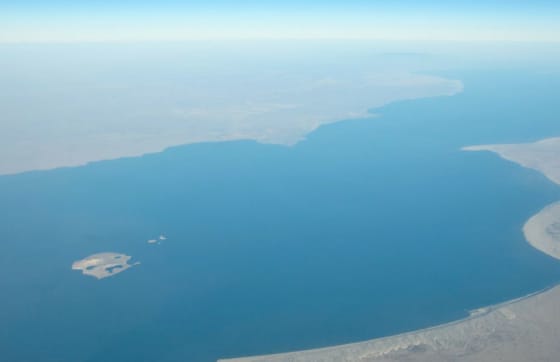 Lake Turkana from the air