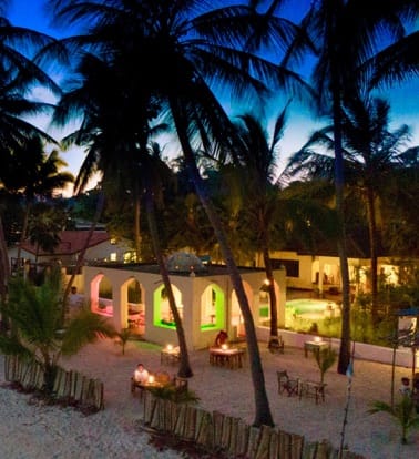 The beach on the Indian Ocean